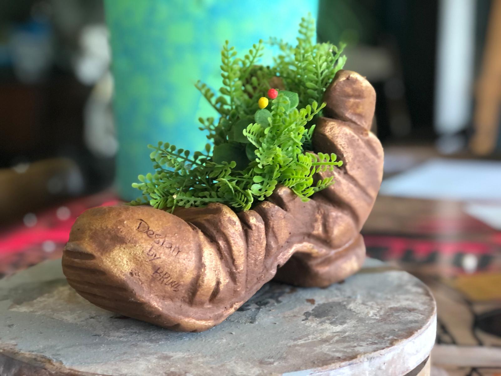 Bergschoen rotonde kunst